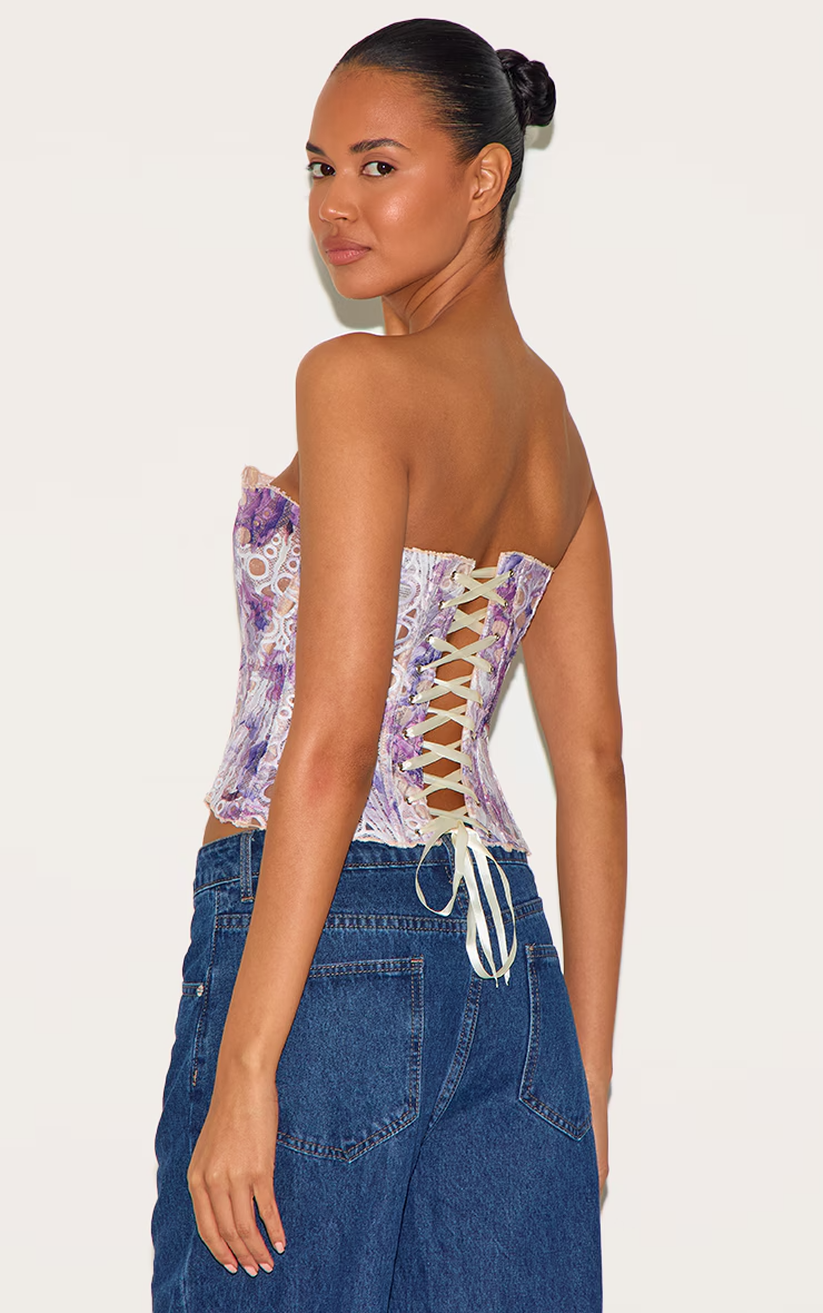 LIV | ELEGANTE TOP TIPO CORSÉ CON ENCAJE FINO