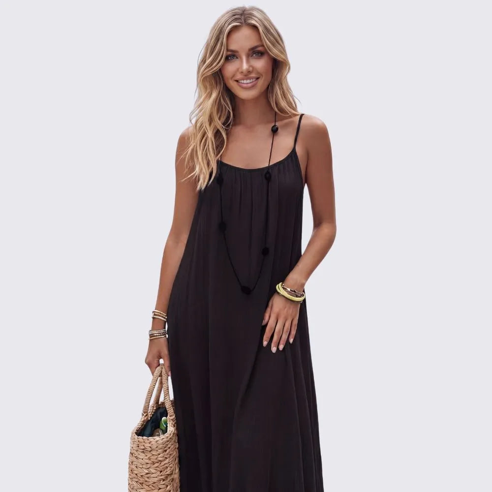VESTIDO DE CORTE RELAJADO AJUSTABLE