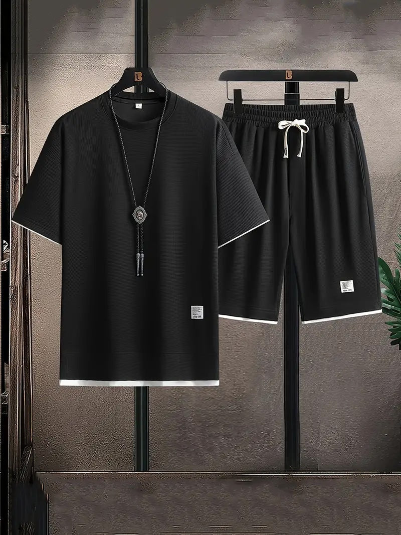 CONJUNTO DE CASA ENZO, DE PUNTO TIPO GOFRE