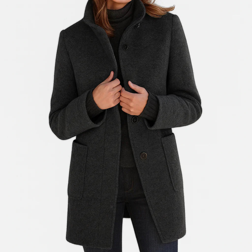 TESSA | CHAQUETA DE MUJER CON CUELLO ALTO