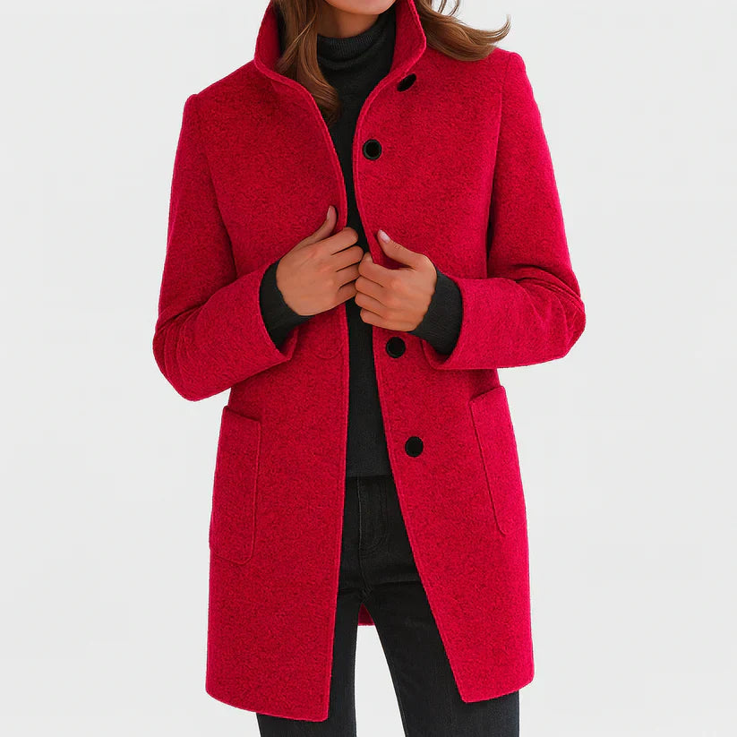 TESSA | CHAQUETA DE MUJER CON CUELLO ALTO