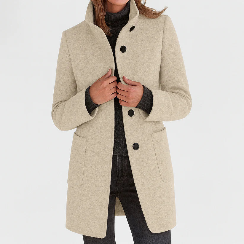 TESSA | CHAQUETA DE MUJER CON CUELLO ALTO