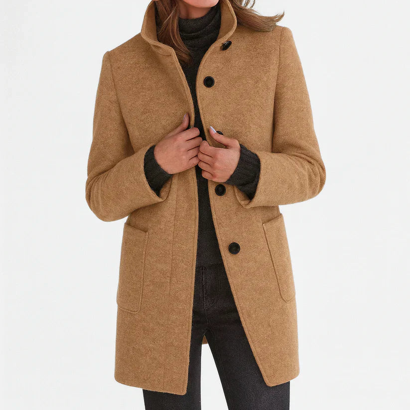TESSA | CHAQUETA DE MUJER CON CUELLO ALTO
