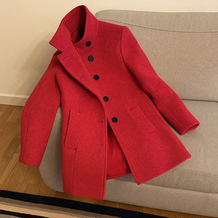TESSA | CHAQUETA DE MUJER CON CUELLO ALTO