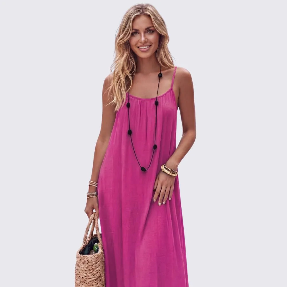 VESTIDO DE CORTE RELAJADO AJUSTABLE