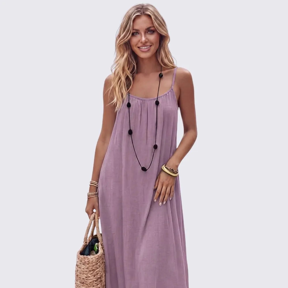 VESTIDO DE CORTE RELAJADO AJUSTABLE
