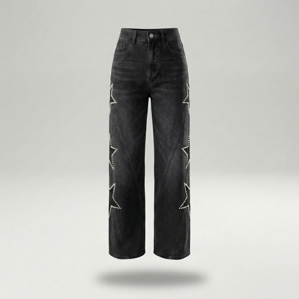 MELISA | JEANS CASUAL DE ESTRELLAS
