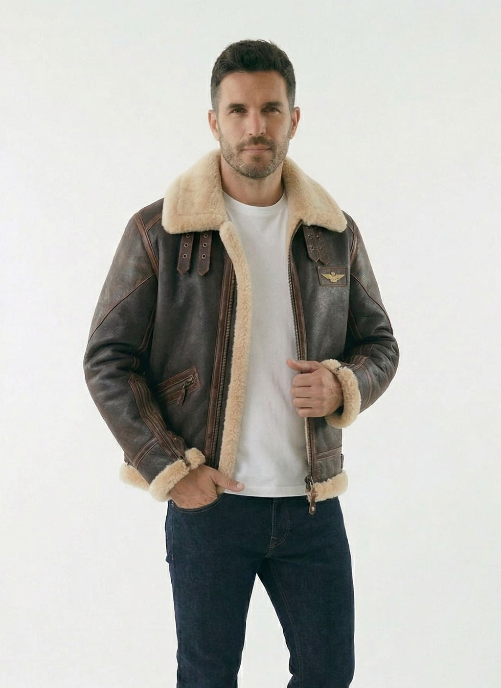 CHAQUETA AVIADOR PREMIUM