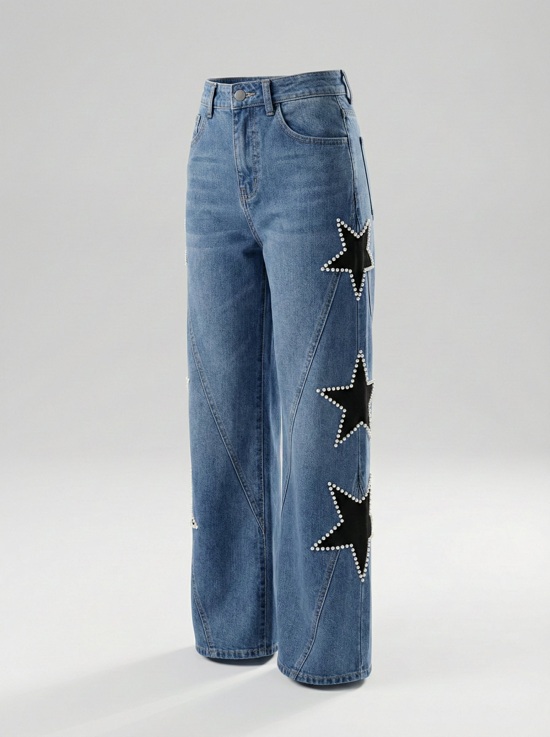 MELISA | JEANS CASUAL DE ESTRELLAS