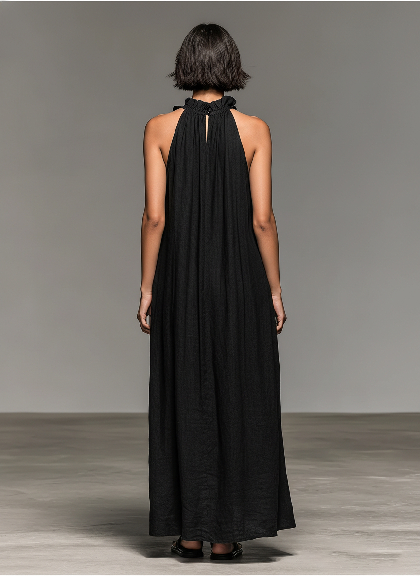 MONI | VESTIDO MAXI CON BOLSILLOS