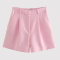 FRIEDA | ELEGANTES PANTALONES CORTOS PLISADOS