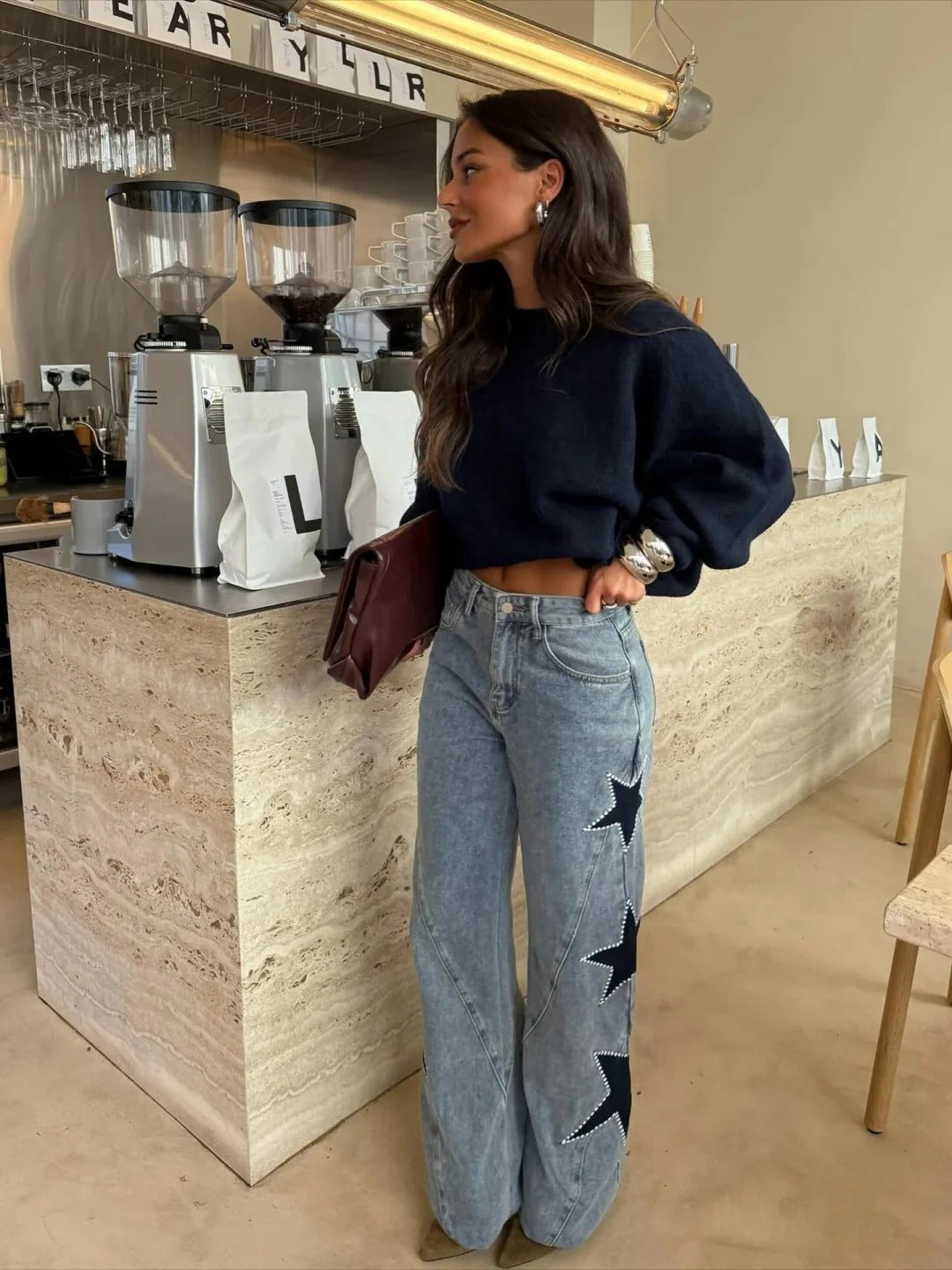 MELISA | JEANS CASUAL DE ESTRELLAS