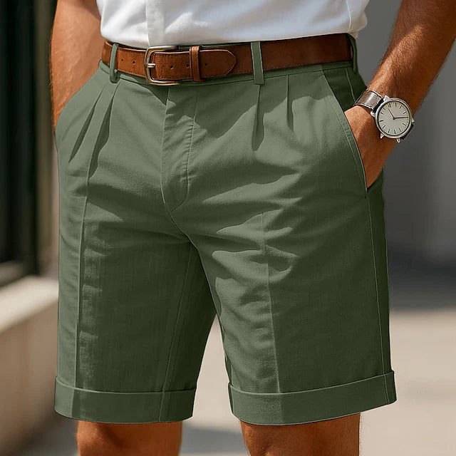 CAZEL | BERMUDAS TIPO CHINO PLISADAS DE VERANO